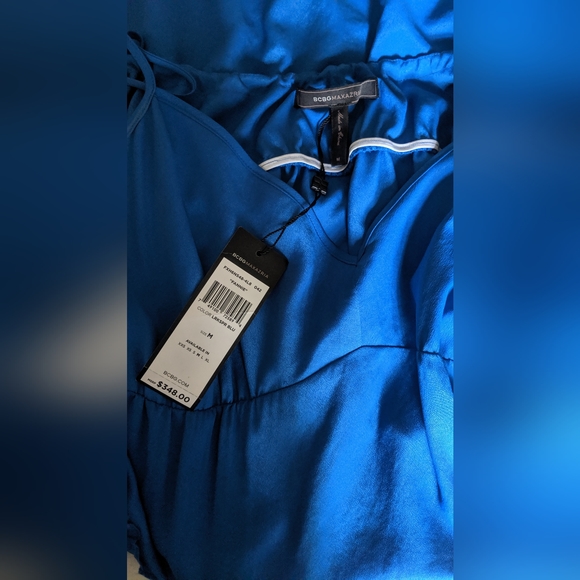 BCBGMaxAzria Tiered Dress in Blue - Picture 4 of 7